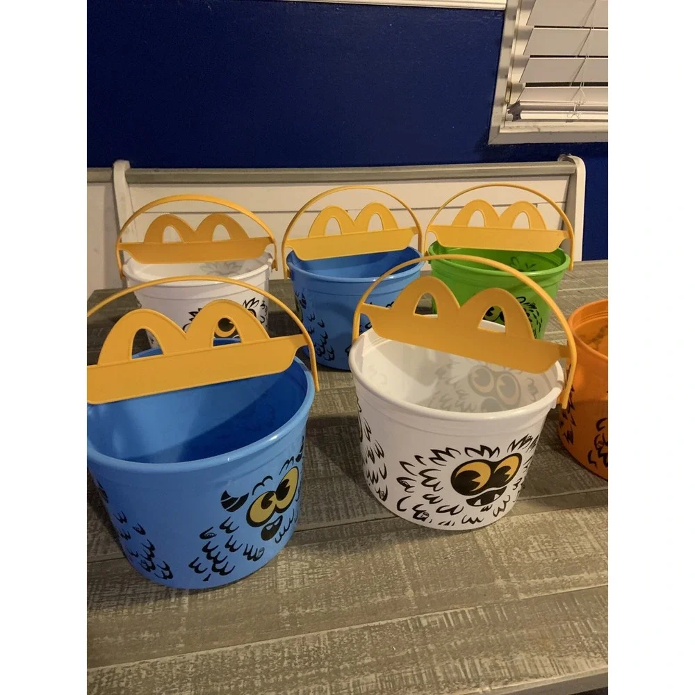 MCDONALD'S 2024 HAPPY MEAL BOO BUCKET -‎ LOT OF 6 Halloween Pails